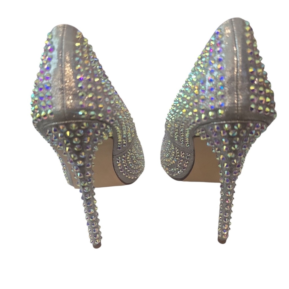 Sparkling Rhinestone High Heels - Picture 2 of 9